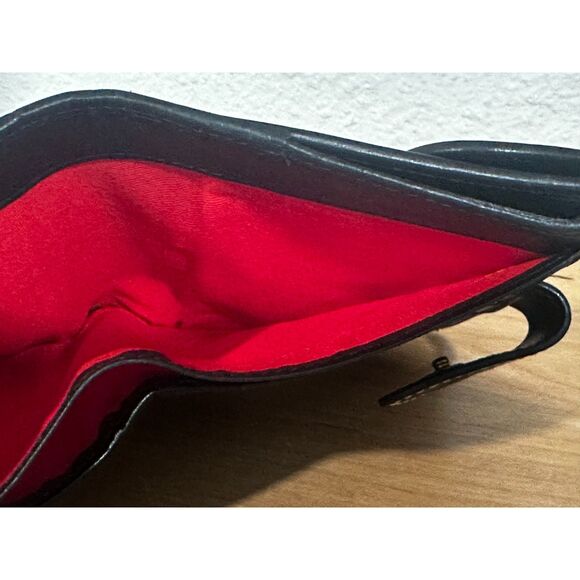 Dooney & Bourke 1975 Collection Canvas Logo Small Compact Wallet EUC - Picture 6 of 7